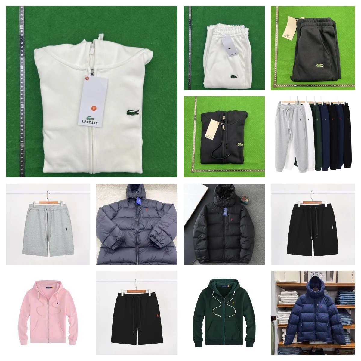 LACOSTE  Ralph Lauren Hooded sweatshirt Down jacket Pants