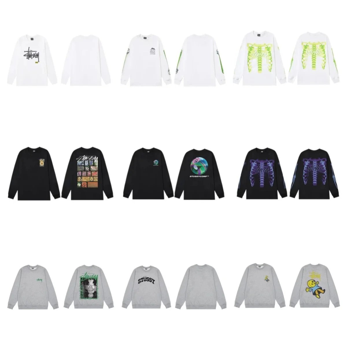 Stussy Crew Neck Sweatshirt