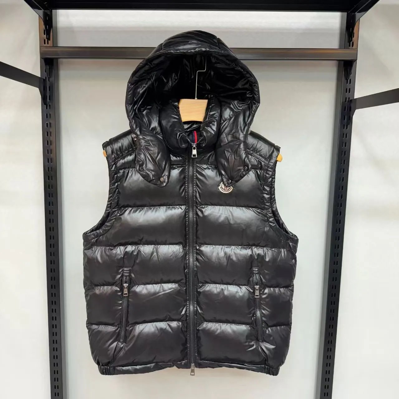 Moncer Hooded vest down jacket