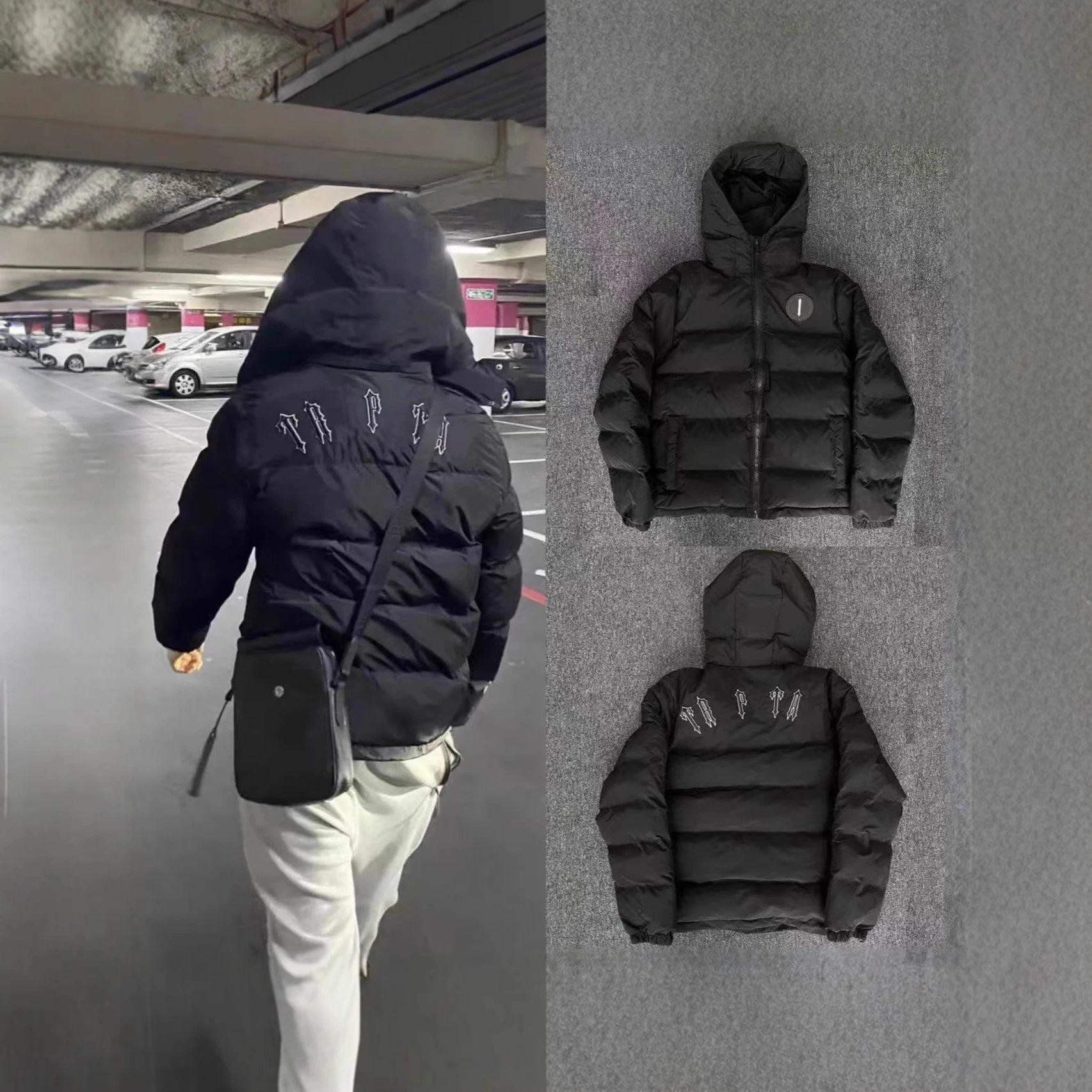Trapstar Hooded down jacket
