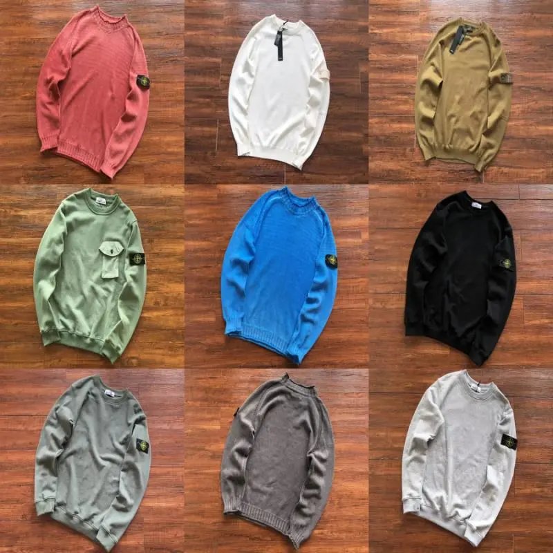 stone island crew neck sweatshirt